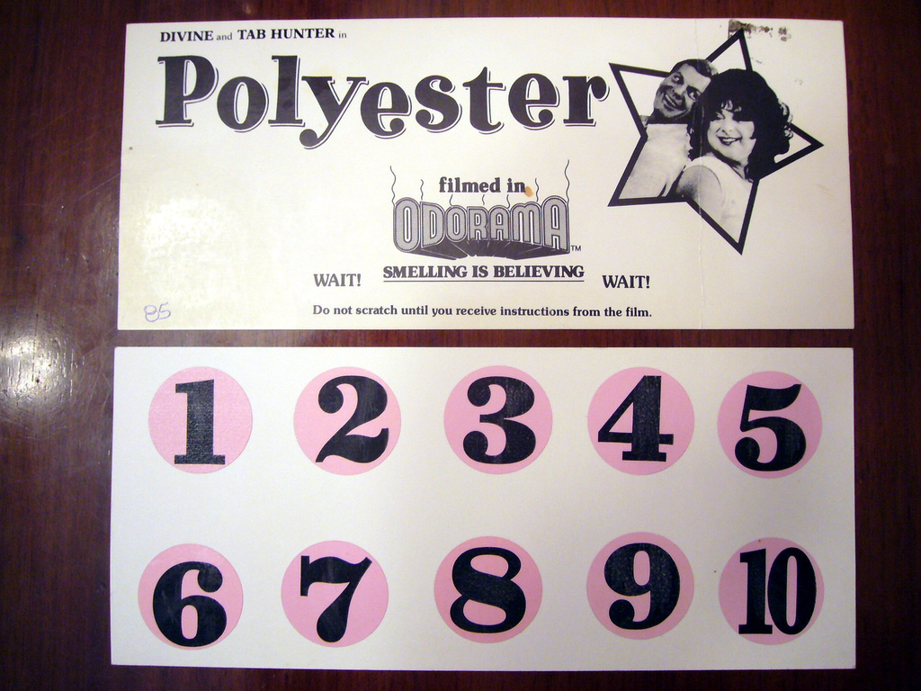 Scratch card for Polyester
